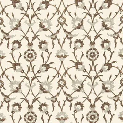 Sultan's Trellis Wallpaper — Sepia