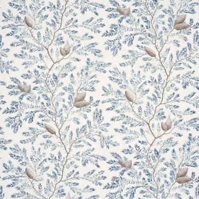 Pinewood Floral Paper Wallpaper Roll — Winter