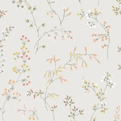 Boråstapeter Gråäng Wallpaper — White