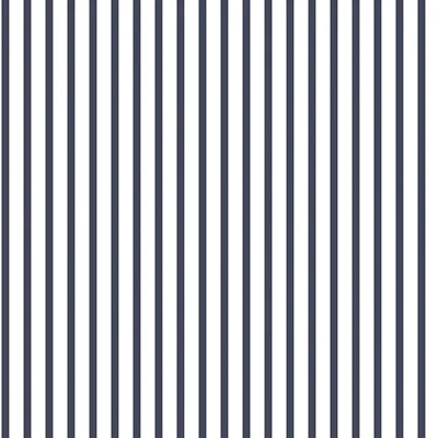 Breton 32.8' L x 21" W Wallpaper Roll — Navy
