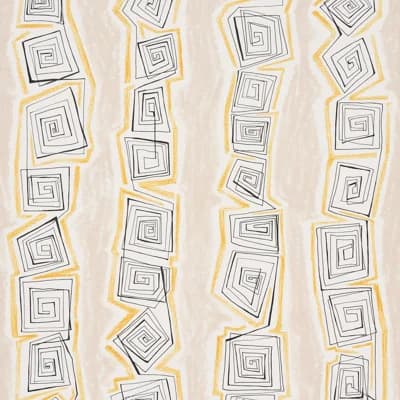 Schumacher x Backdrop Taboo Wallpaper — Warm Beige