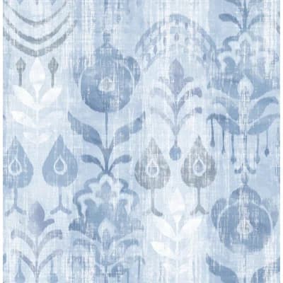 Pavord Floral Wallpaper Double Roll — Blue