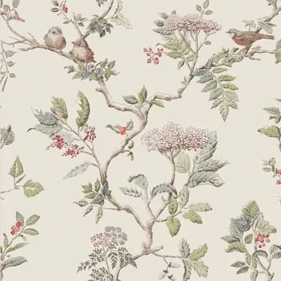 Laura Ashley Elderwood Wallpaper Roll — Natural