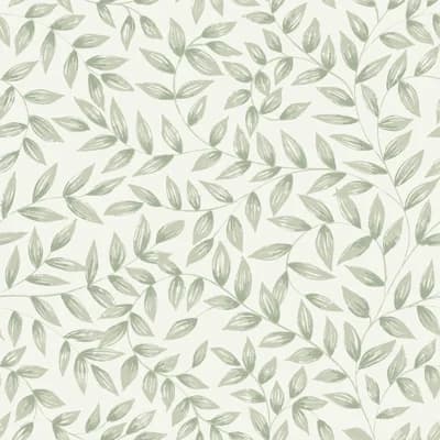 Inia Collection Leaf Branch Wallpaper Roll — Green