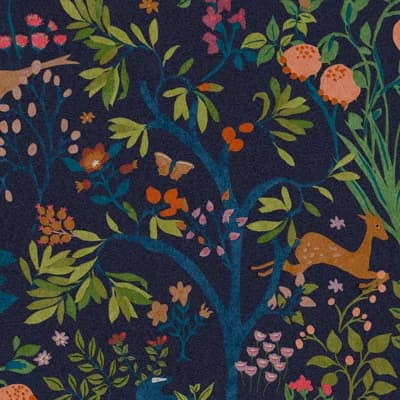 Joules Animal Print Non-Pasted Matte Wallpaper Double Roll — Antique Cream