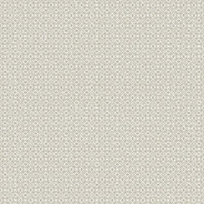 Azulejo Distressed Geometric Design 33' L x 21" W Wallpaper Roll — Sand Beige