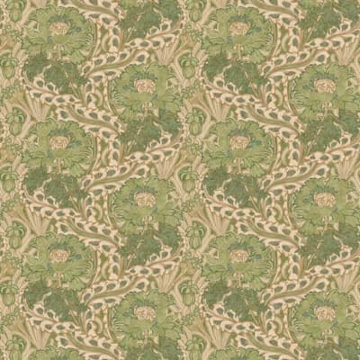 2'9" L x 27.58" W Wallpaper Roll — Green