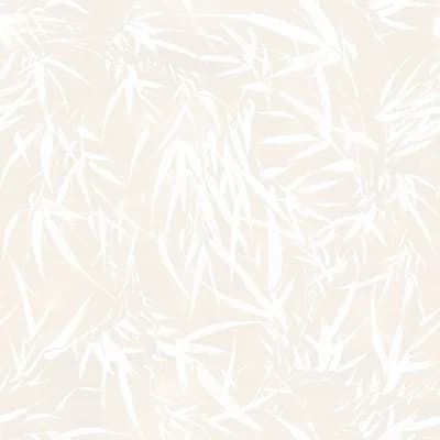 Bamboozled 33' L x 20.5" W Wallpaper Roll — Cream