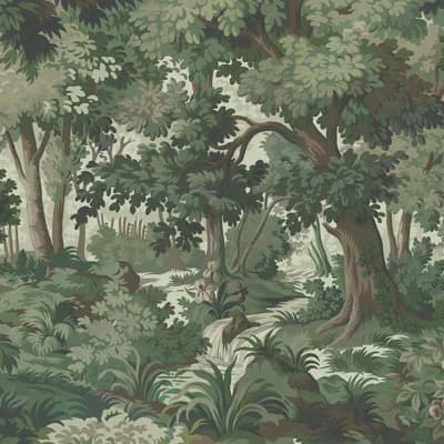 ARBOREA Wallpaper - Verde 9'10" - full height wallpaper — Verde