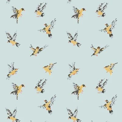 Flight of the Finches - Wallpaper — Daylight Blue