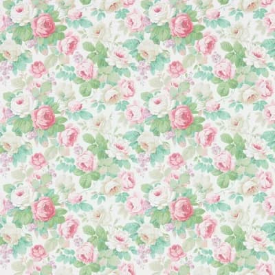 Chelsea Wallpaper — Pink,Celadon