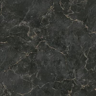 Bricks and More Collecion Black and Gold Luxurious Marble Design Wallpaper Roll — Black
