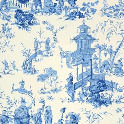 Chinois Wallpaper — China Blue