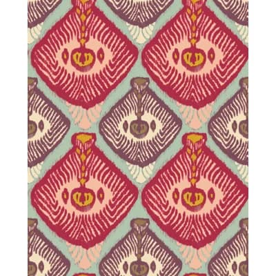 TOROCKO Azure Wallpaper — Light Blue,Red,Purple,Yellow