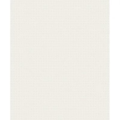 Gray Resource Polka Dot Non-Pasted Wallpaper Roll — Silver