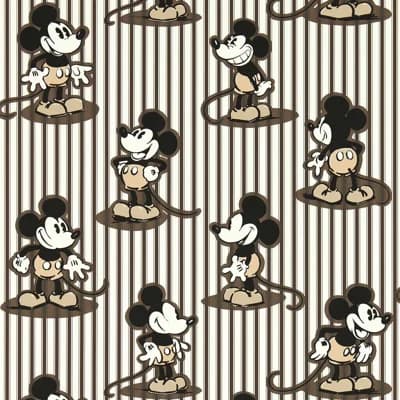 Mickey Stripe Wallpaper — Humbug