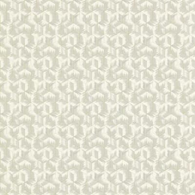 Tumbling Blocks Wallpaper — Empire Gray