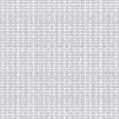 TexStyle Greek Key Texture 33' L x 21" W Metallic/Satin Wallpaper Roll — Silver