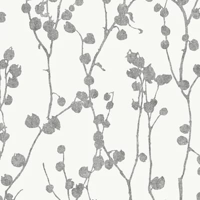 Boråstapeter Disa Wallpaper — Gray,Beige