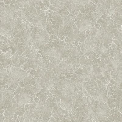 Azulejo Distressed Marble Crackle 33' L x 21" W Wallpaper Roll — Sand Beige
