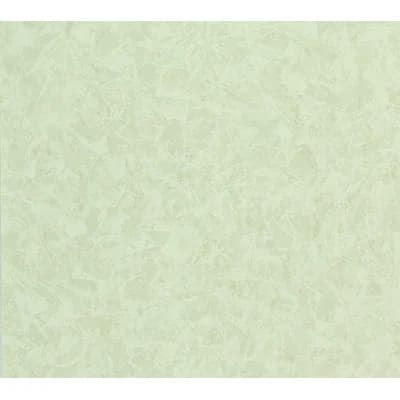 Neapolis 3 Leafy Plaster Texture Design 33' L x 21" W Wallpaper Roll — Green