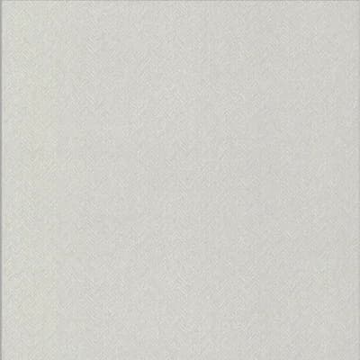 Herringbone Non-Pasted Matte Wallpaper Double Roll — White