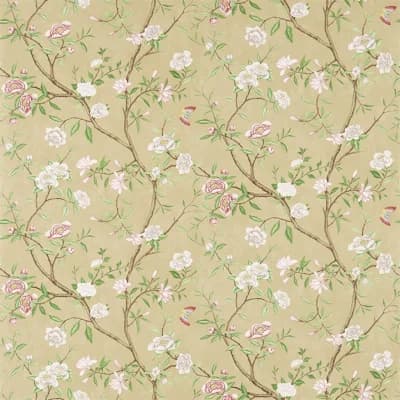 Nostell Priory Wallpaper — Old Gold,Green