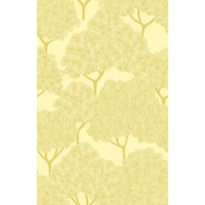 Yuki Osada Non-Pasted Satin Wallpaper Double Roll — Yellow