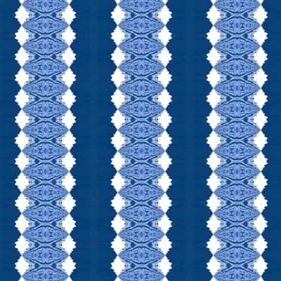 Lou | Surreal Stripe Wallpaper Double Roll — Navy,Blue,White