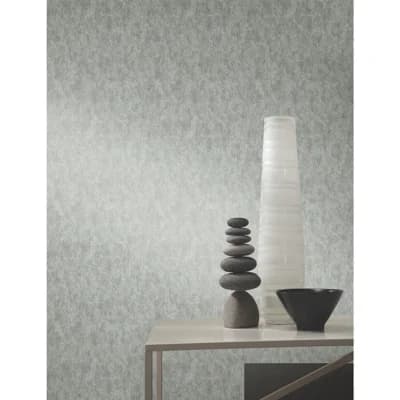 Abstract Non-Pasted Metallic Wallpaper Roll — Gray