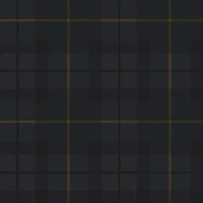 Plaid Non-Pasted Matte Wallpaper Double Roll — Blue,Brown