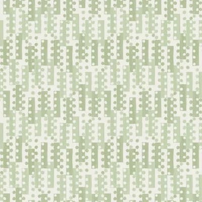 Hannah Geometric Non-Pasted Wallpaper Roll — Green