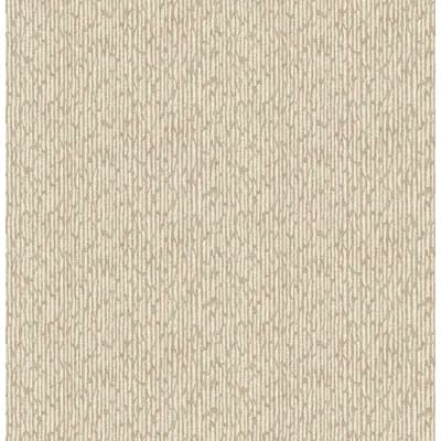 Abstract Non-Pasted Wallpaper Roll — Light Brown
