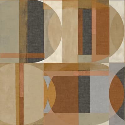 Arcadia Collection Geometric Motives Wallpaper Roll — Brown