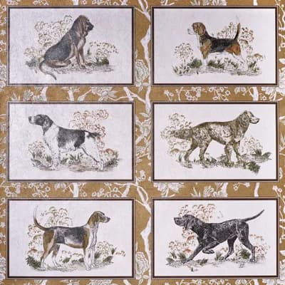 Chaser’s Legacy Metallic Wallpaper — Gold Metallic