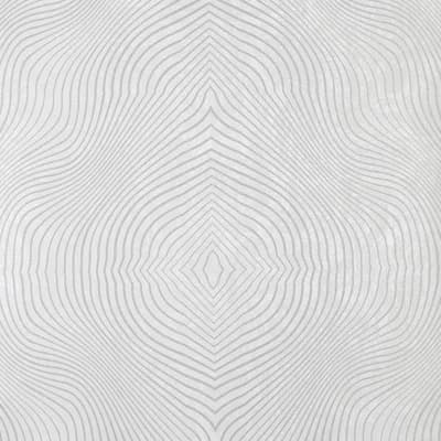 Slow Living 3D Embossed Glitter Geometric Wallpaper Roll — Ivory White