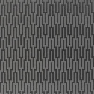 Metropolitan Fret Wallpaper — Black Pearl