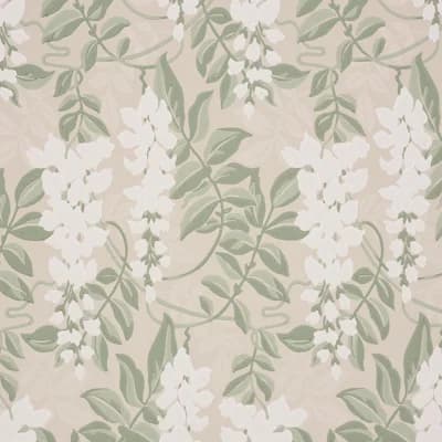 Lucia Wisteria Matte Wallpaper Roll — Green