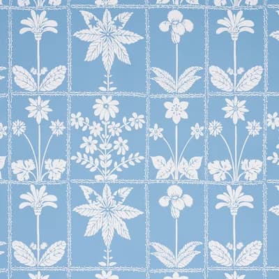 Georgia Wildflowers Wallpaper — Blue