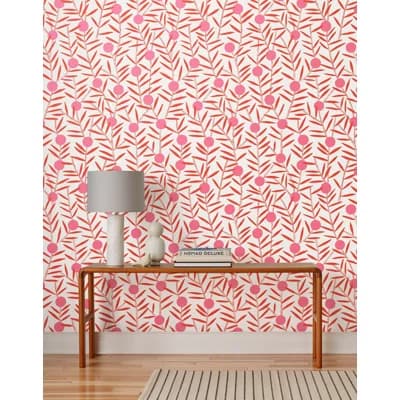 Bloom Wallpaper | Traditional / Roll - 27" x 30' — Poppy
