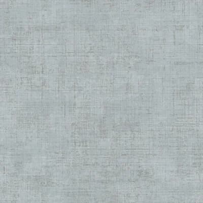 Italian Style Distressed Weave Texture Effect Wallpaper Roll — Blue