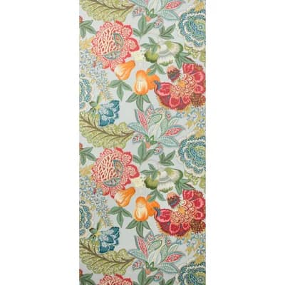 Grand Bazaar Karabali 33' L x 27.5" W Wallpaper Roll — Aqua
