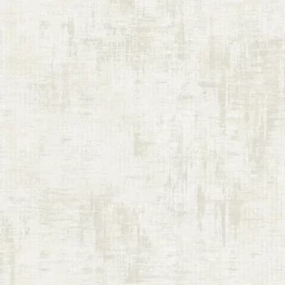 Lustre Metallic Distressed Wallpaper Roll — Cream