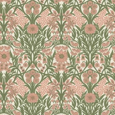 Wild Meadow - Wallpaper — Dusty Blush