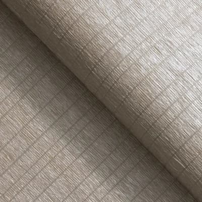 Gathered Stripe Paperweave Wallpaper — Biege
