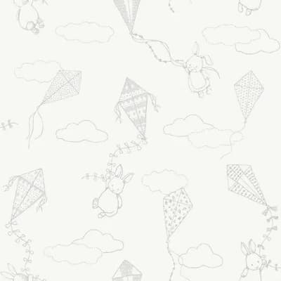 Boråstapeter Up & Away Wallpaper — White