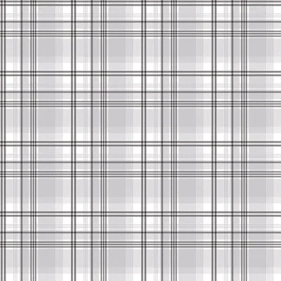 Kitchen Recipes Plaid Design 32.8' L x 21" W Wallpaper Roll — Gray