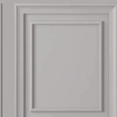 Laura Ashley Redbrook Wood Panel Pale Steel Wallpaper — Gray