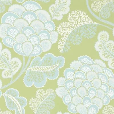Flourish Wallpaper — Green