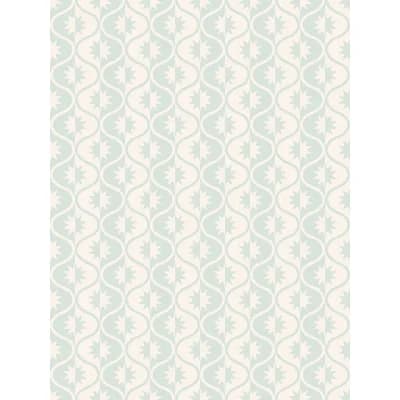 PATTERN PLAY Wallpaper Roll — MINERAL BLUE